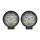 FAROL DE MILHA LED REDONDO BIVOLT 9 LEDS 27W (PAR) GTL0106BR