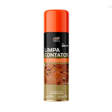 Limpa Contato 300ML Elétrica Spray Profissional Orbi Limpacontato