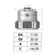 Caixa Satelite Completa Eurotecnica MS240 MS245 MS248 0003500823