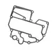 Junta Radiador de Óleo Motor MAN D2676 Elring 2V5115685