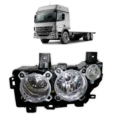 FAROL PRINCIPAL C/ PISCA - LE MB ATEGO 1419 1730 2730 3030 9588201061