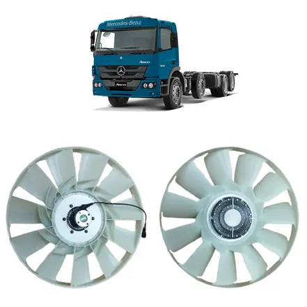 HELICE C/ EMBREAGEM VISCOSA MOTOR MB OM926LA EURO 5 BORG 9262000223