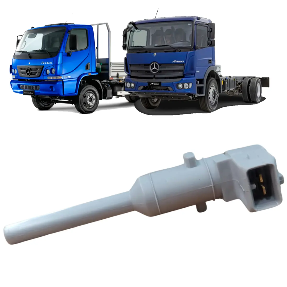 Sensor Nível de Água Radiador Motor OM904 OM906 MB 48489086