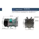 COMPRESSOR MODELO AA7H15AA 8 ORELHAS 24V POLIA 2A 132MM 600030
