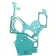 Junta Caixa Distribuição Traseira Motor MAN D08 Spaal 07W103121C