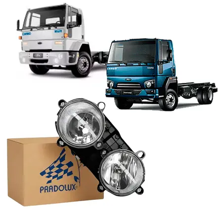 Farol Duplo Diagonal - LD Ford Cargo 2006 Ate 2012 Pradolux BH0X13005BA