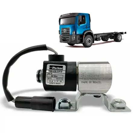 Válvula Solenoide 24V VW Novo Delivery (rosca 3/8) Parker 23B907631G