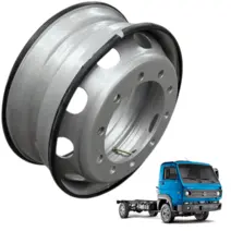 RODA DE ACO 22.5X7.5 10 FUROS PNEU 275 VW FORD MB 2T2601027A