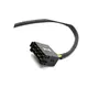Chave Seta com Retorno Automática para Mercedes-Benz Preta 709 912 1618 6955407045