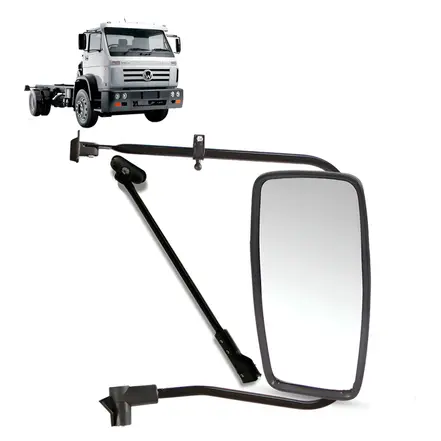 Espelho Retrovisor C/ Tirante Plano - LD VW Bepo 2T0857514A