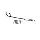 Tubulação Combustível para Volkswagen REP555462346900