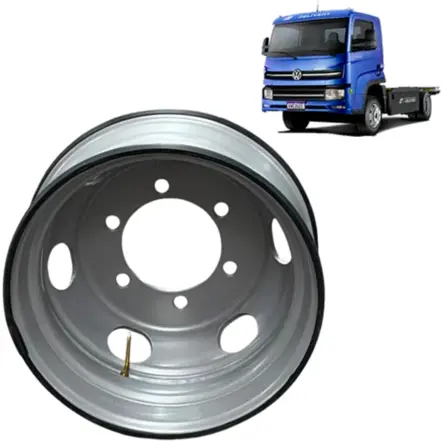 RODA DE FERRO 17.5X6.0 S/ CAMARA MB 710 VW FORD ATE 2018 BZ 2R0601027B