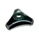 Calota Aro 16 ABS C/ Calibrador Cromada 3 Pontas ( Par ) CLM1006
