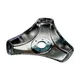Calota Aro 16 ABS C/ Calibrador Cromada 3 Pontas ( Par ) CLM1006