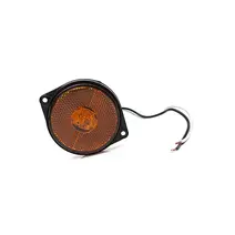 Lanterna Lateral Oval LED Bivolt 66MM (amarela) Pradolux PL0312