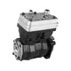 Compressor de Ar 2 Cilindros Motores Mercedes-Benz OM906 OM926 Schulz 9061306815