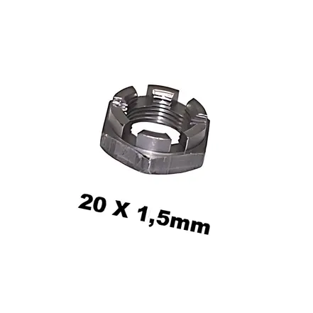 Porca Castelo Baixa M20X1,50 ALT.15MM CH 000937020000