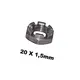 Porca Castelo Baixa M20X1,50 ALT.15MM CH 000937020000