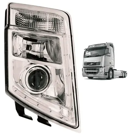 Farol Principal - LD VOLVO Vm 2006 Até 2015 Nino 20818771
