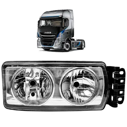 Farol Principal - LE IVECO Stralis Tector Cursor Trakker 504238117