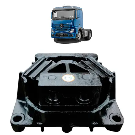 Coxim do Motor / Câmbio Traseiro (aluminio) MB 2546LS 2651S 9412418713