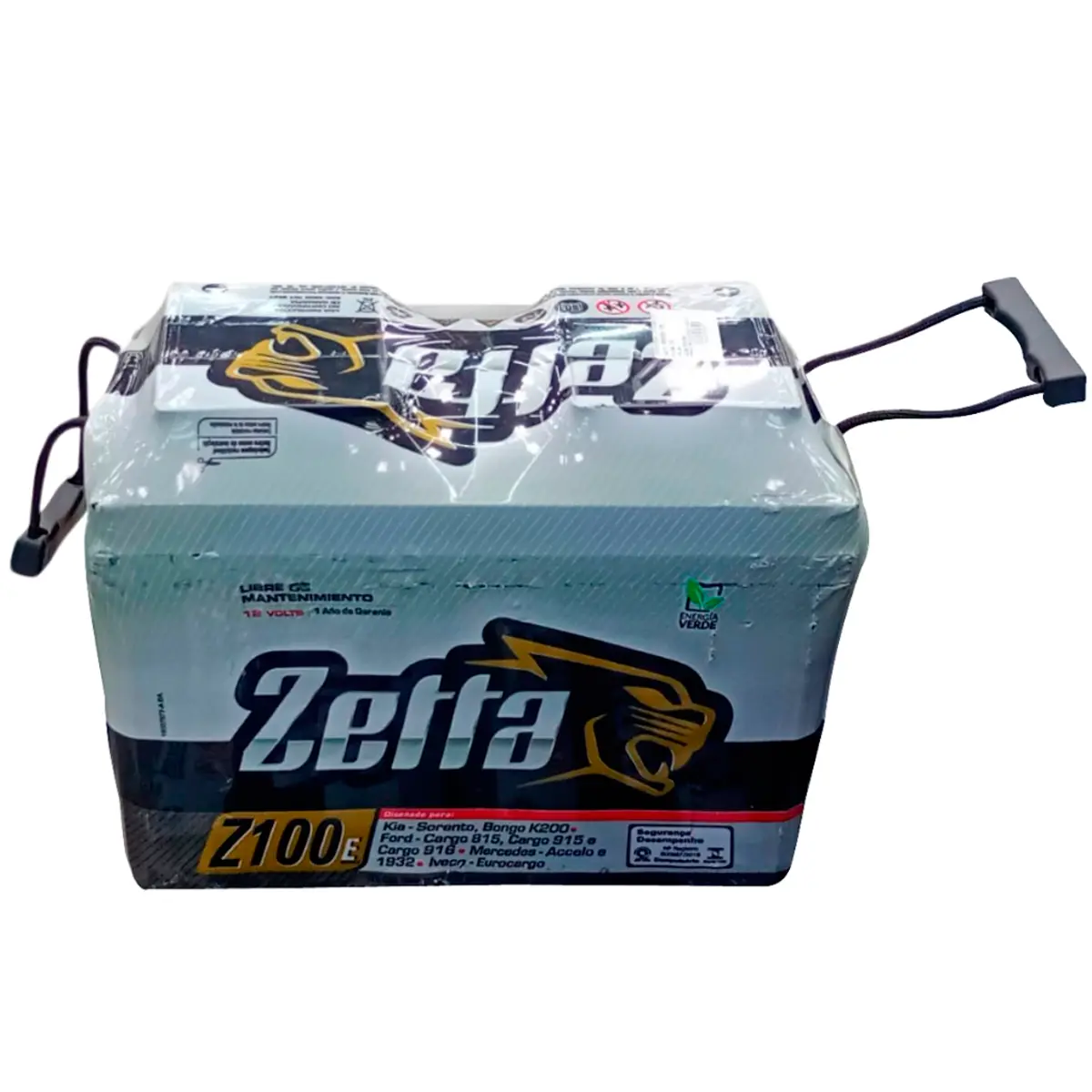 Bateria 12V 100A (polo Esquerdo) C/ Troca Zetta 48717069