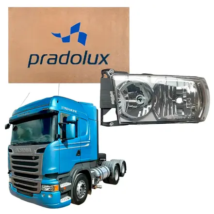 Farol Principal - LE SCANIA Série 5 e 6 2009 Até 2019 1949906