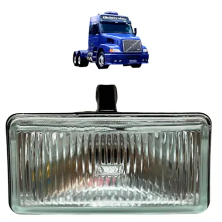 FAROL AUXILIAR RETANGULAR (152X78MM) VOLVO BICUDO NH12 NINO F14V