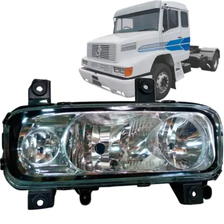 Farol Principal C/ Auxiliar - LE (lente Lisa) MB 1718 2423 9738202261