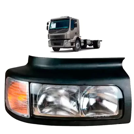 FAROL PRINCIPAL C/ MOLDURA E SETA - LE VOLVO VM 2003 A 2015 20537266