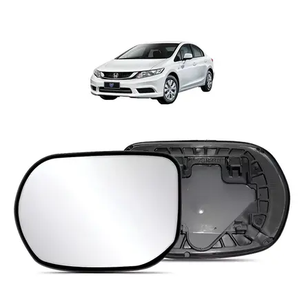 LENTE ESPELHO RETROVISOR ESQUERDO CIVIC 2006-2011 RHRM03