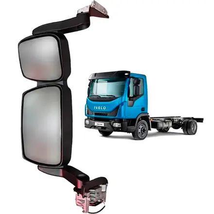 RETROVISOR COMPLETO MANUAL ESQUERDO STRALIS/TECTOR MEDIO 5801964385