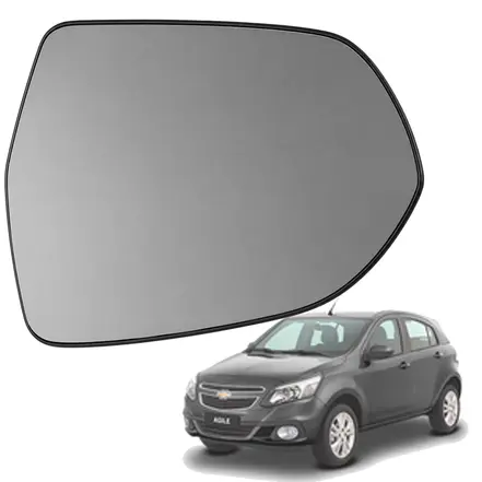 LENTE ESPELHO RETROVISOR ESQUERDO AGILE 2009-2014 RGSM79