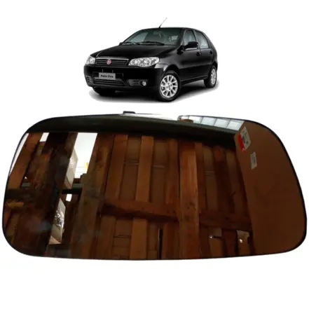 LENTE ESPELHO RETROVISOR ESQUERDO PALIO/SIENA 1996-2004 RTEM35