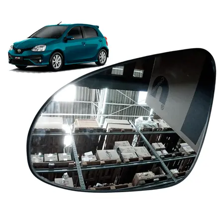 LENTE ESPELHO RETROVISOR ESQUERDO ETIOS 2014-2021 RJXM03