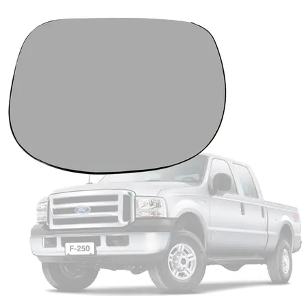 LENTE ESPELHO RETROVISOR ESQUERDO F-250 1998-2012 RFHM21