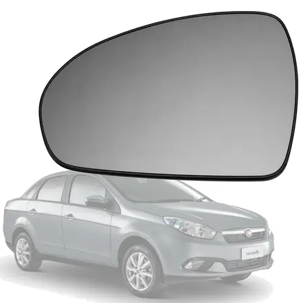 LENTE ESPELHO RETROVISOR ESQUERDO GRAND SIENA 2011-2021 RTUM49