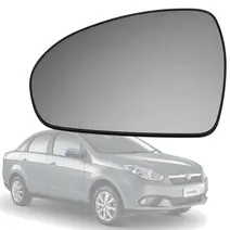 LENTE ESPELHO RETROVISOR ESQUERDO GRAND SIENA 2011-2021 RTUM49