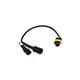 Chicote Adaptador com Conectores Lanterna para Volkswagen PL0988 PL9981