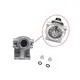 CABECOTE FILTRO SEPARADOR AGUA C/ VALVULA C/ ESFERA 2R0201581B