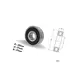 Rolamento Esferas Alternador Traseiro 17X52X17MM Ikro 2TB903221B