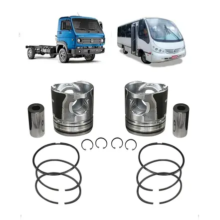 PISTAO C/ PINO STD MOTOR CUMMINS ISF 3.8 MAHLE ORIGINAL 2P0198065