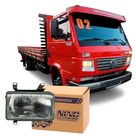 Farol Retangular - LE VW Worker Leves 2000 a 2010 Nino 2RD941007